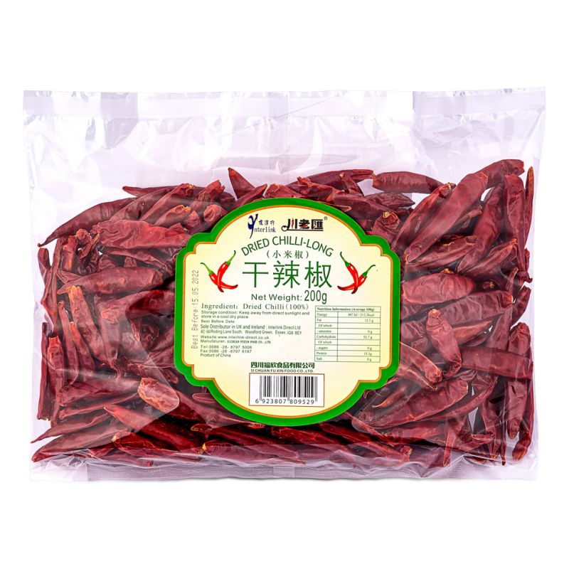 Click Here To Enlarge This Photo Of CLH Dried Chilli &lpar;Long&rpar; 川老匯 乾辣椒 &lpar;小米椒&rpar;