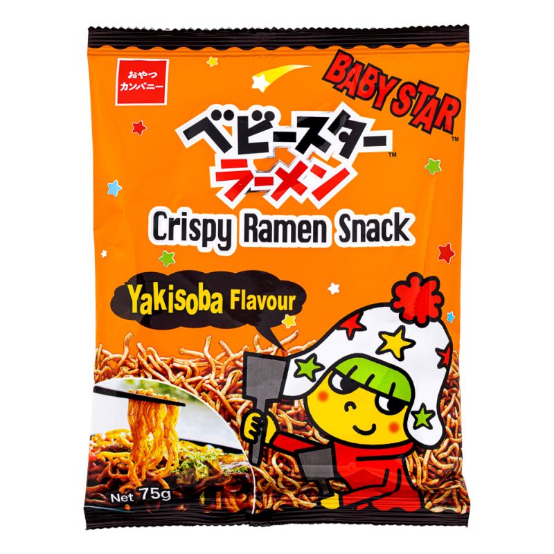 Click Here To Enlarge This Photo Of Baby Star Crispy Ramen Snack &lpar;Yakisoba Flavour&rpar; ベビースターラーメン