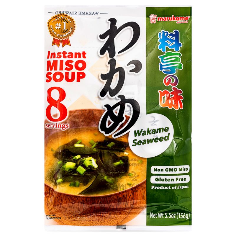 Click Here To Enlarge This Photo Of Marukome Instant Miso Soup &lpar;Wakame Seaweed&rpar; わかめ