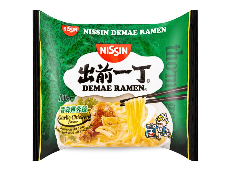 Click Here To Enlarge This Photo Of Nissin Garlic Chicken Flavour Noodles 出前一丁 香蒜鷄蓉麵