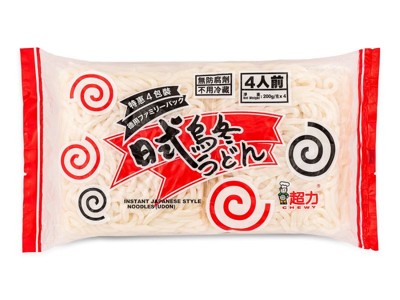 Click Here To Enlarge This Photo Of Chewy Instant Japanese Style Noodles &lpar;Udon&rpar; 超力 日式烏冬