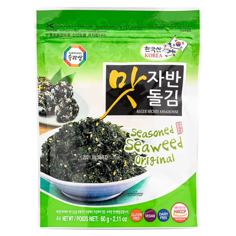 Click Here To Enlarge This Photo Of Surasang Seasoned Seaweed &lpar;Original&rpar; 맛 자반돌김