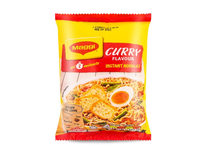 Click Here To Enlarge This Photo Of Maggi Curry Flavour Noodles 咖哩味面