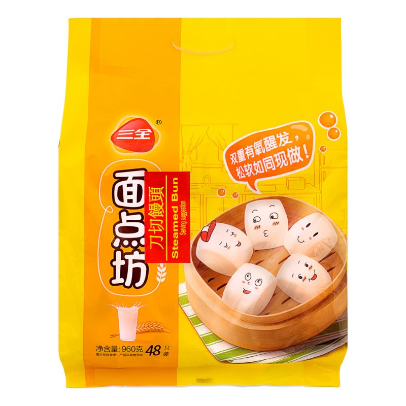 Click Here To Enlarge This Photo Of SQ Steamed Bun 三全 面點坊 刀切饅頭