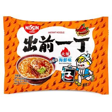 Nissin Spicy Seafood Flavour Noodles 出前一丁 火辣海鮮味泡菜湯麵