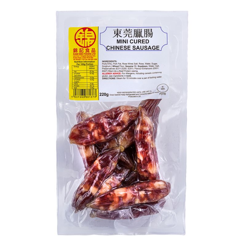Click Here To Enlarge This Photo Of Kam Kee Mini Cured Chinese Sausage 錦記 迷你臘腸