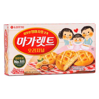 Lotte Margaret Biscuit with Butter & Peanuts Fillings 마가렛트 오리지널
