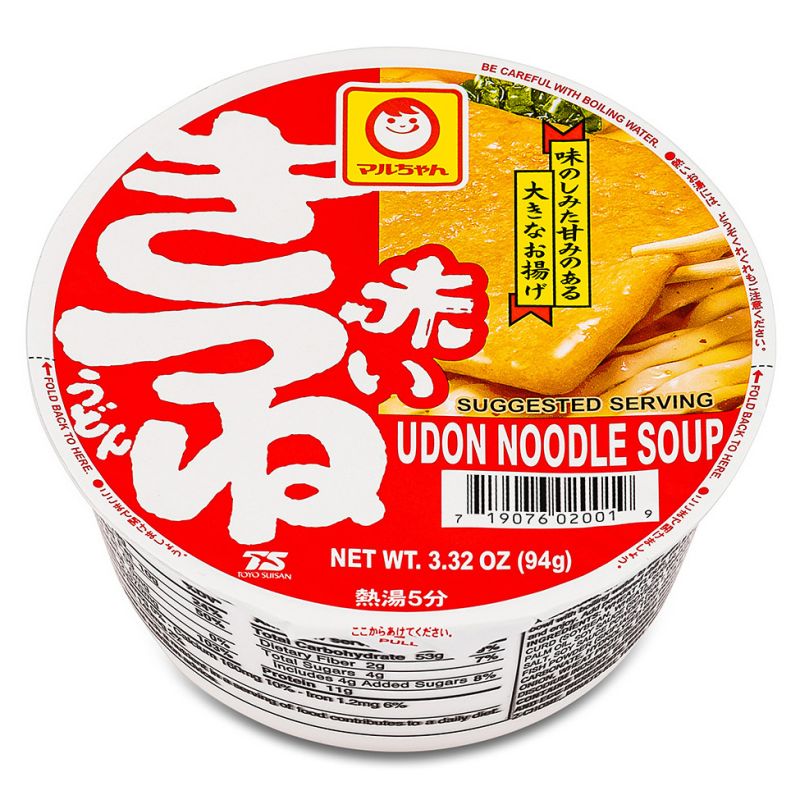 Click Here To Enlarge This Photo Of Maruchan Akai Kitsune Udon Noodles & Fried Tofu &lpar;Akai Kitsune Udon Abura Age&rpar; 赤いきつね うどん