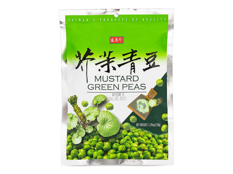 Click Here To Enlarge This Photo Of TF Mustard Green Peas 盛香珍 芥末青豆