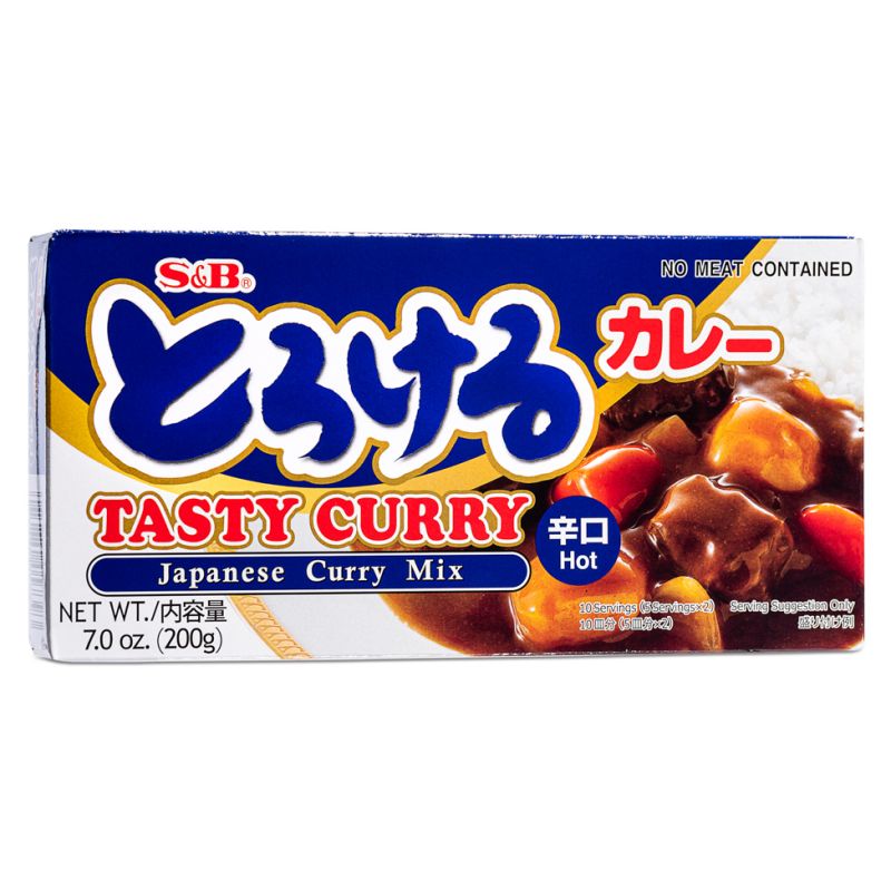 Click Here To Enlarge This Photo Of S&B Tasty Curry Japanese Curry Mix &lpar;Hot&rpar; とろける カレー &lpar;辛口&rpar;