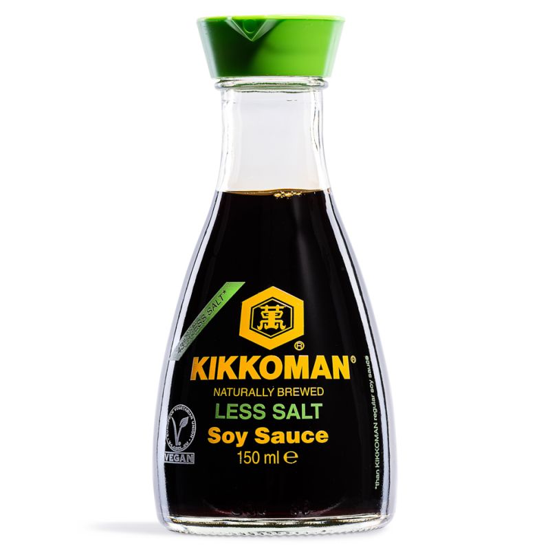 Click Here To Enlarge This Photo Of Kikkoman Naturally Brewed Less Salt Soy Sauce &lpar;S&rpar; 萬字 少鹽醬油 &lpar;小&rpar;