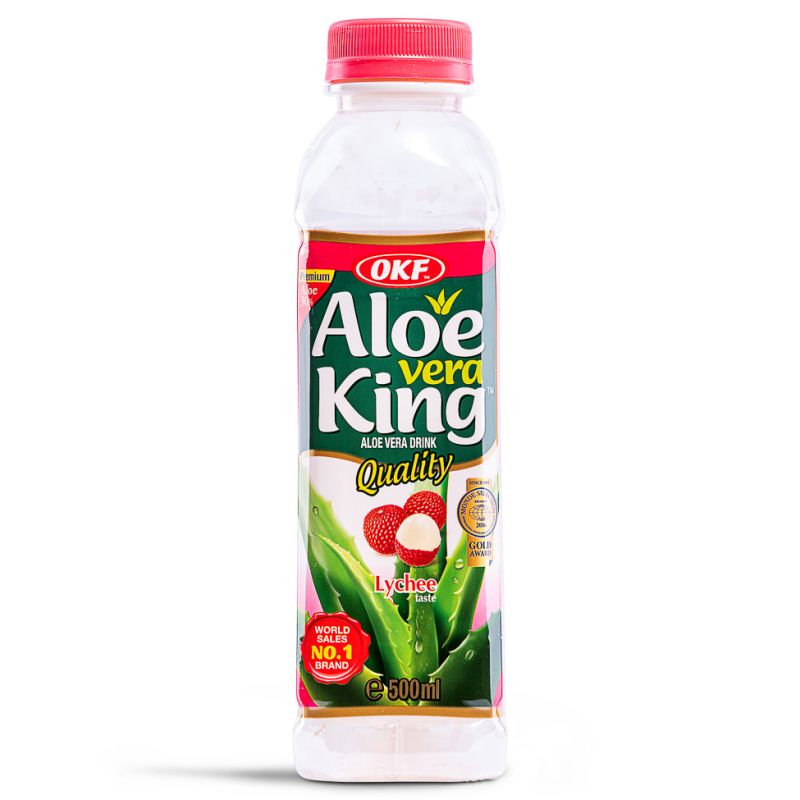 Click Here To Enlarge This Photo Of OKF Aloe Vera Drink &lpar;Lychee&rpar;