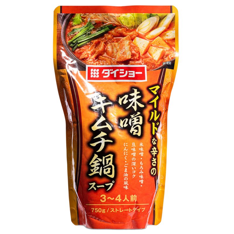 Click Here To Enlarge This Photo Of Daisho Japanese Kimchi & Miso Flavoured Hot Pot Soup Base Daisho Japanese Kimchi & Miso Flavoured Hot Pot Soup Base 味噌キムチ鍋
