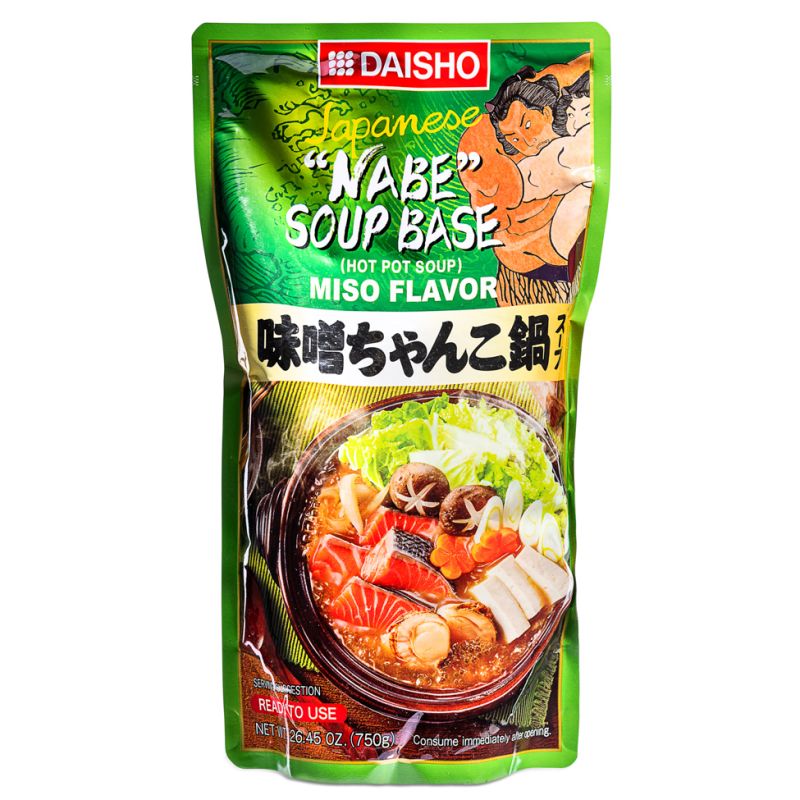 Click Here To Enlarge This Photo Of Daisho Japanese Nabe Hot Pot Soup Base &lpar;Miso Flavoured&rpar; 味噌ちゃんこ鍋