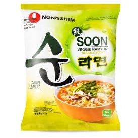 Nong Shim Soon Veggie Ramyun Noodle Soup 농심 순라면
