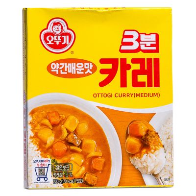 Ottogi 3 Minute Curry &lpar;Medium&rpar; 3분 카레