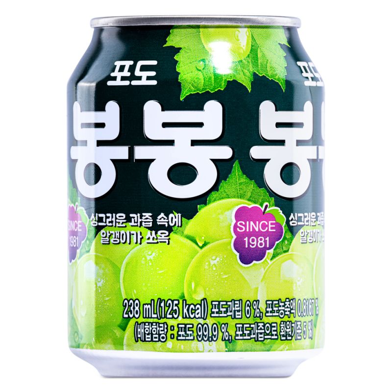 Click Here To Enlarge This Photo Of Haitai Grape Bon Bon Drink 포도 봉봉