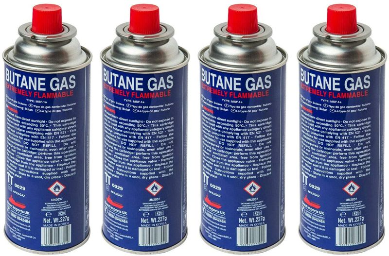 Click Here To Enlarge This Photo Of Butane Gas Canisters for Hot Pot
