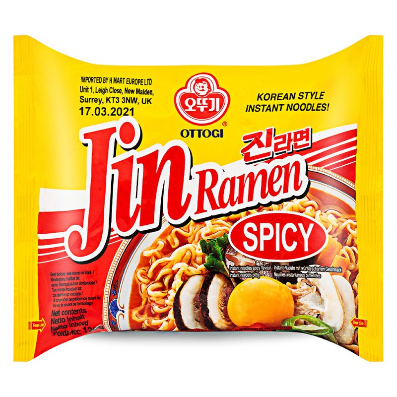 Click Here To Enlarge This Photo Of Ottogi Jin Ramen &lpar;Spicy&rpar;