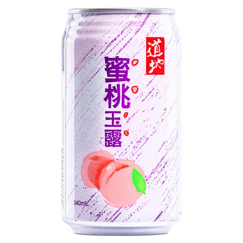 Click Here To Enlarge This Photo Of Tao Ti Peach Juice Drink With Nata De Coco 道地 蜜桃玉露