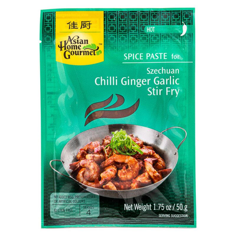 Click Here To Enlarge This Photo Of Asian Home Gourmet For Szechuan Chilli Ginger Garlic Stir Fry &lpar;Hot&rpar;