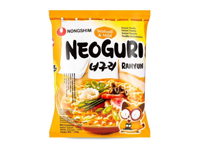 Click Here To Enlarge This Photo Of Nong Shim Neoguri Ramyun Instant Noodle &lpar;Seafood & Mild&rpar; 너구리순한맛
