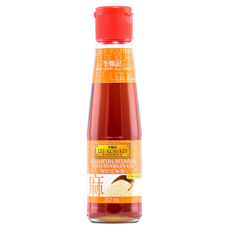 Click Here To Enlarge This Photo Of Lee Kum Kee Sesame Oil Blended With Soybean Oil 李錦記 混合芝麻油