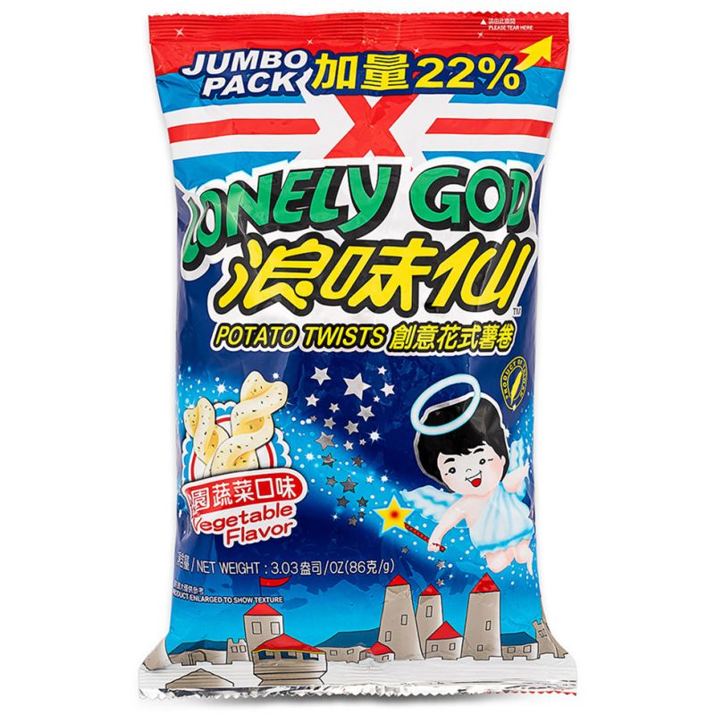 Click Here To Enlarge This Photo Of Want Want Lonely God Potato Twists &lpar;Vegetable&rpar; 旺旺 浪味仙創意花式薯卷 &lpar;田園蔬菜口味&rpar;