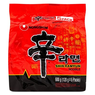 Nong Shim Shin Ramyun &lpar;Multipack&rpar; 農心 辛拉麵 &lpar;5包裝&rpar;