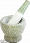 Stone Mortar & Pestle 7'