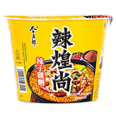 JML Artificial Spicy Chicken Flavour Instant Bowl Noodle 今麥郎 辣煌尚 辣子雞碗麵