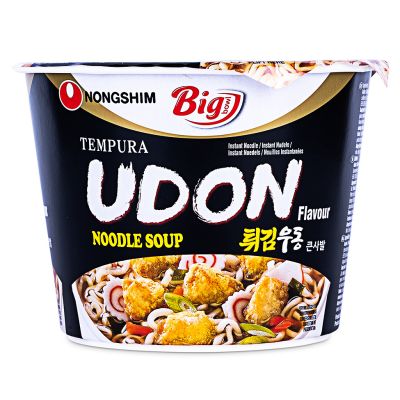 Nong Shim Big Bowl Tempura Udon Flavour Noodle 튀김우동큰사발