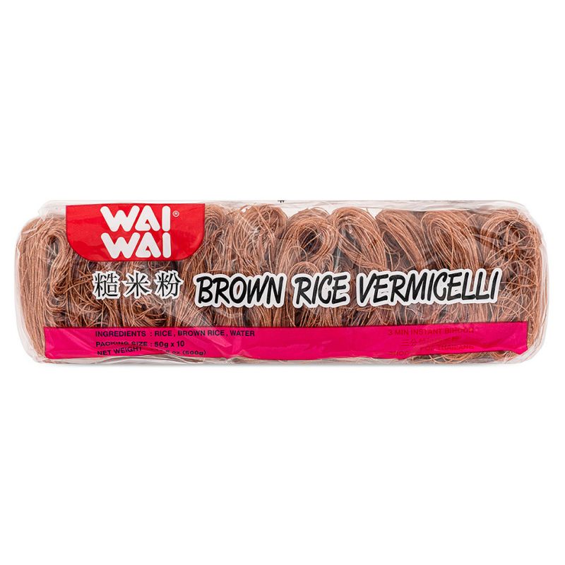 Click Here To Enlarge This Photo Of Wai Wai Bihoon Brown Rice Vermicelli 糙米粉