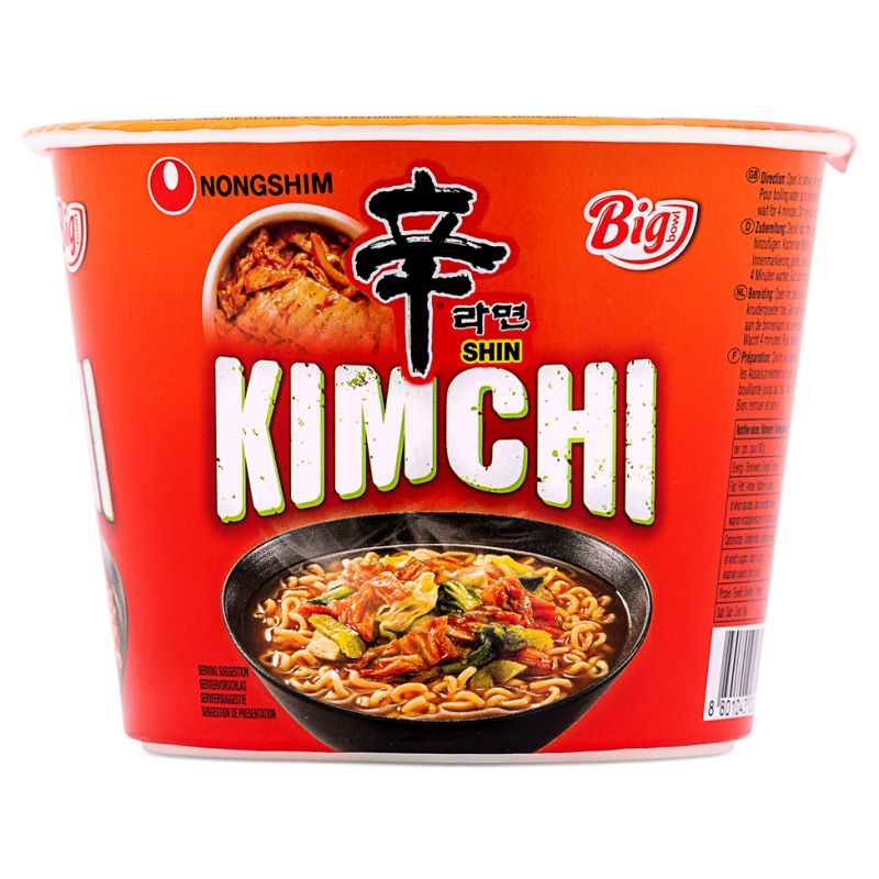 Click Here To Enlarge This Photo Of Nong Shim Shin Big Bowl Noodle Kimchi Flavour 農心 泡菜辛拉麵碗麵