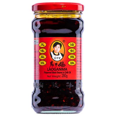Laoganma Preserved Black Beans in Chilli Oil 老干媽 風味豆鼓油制辣椒
