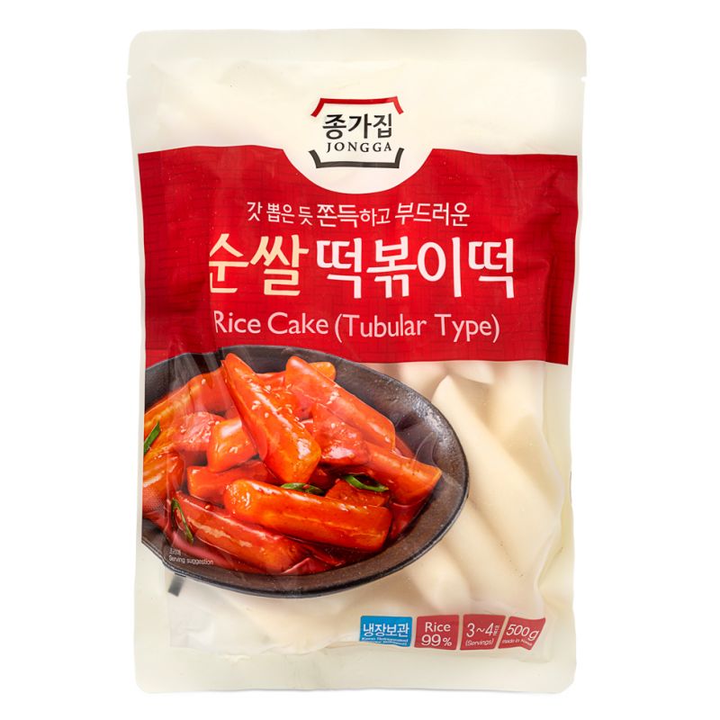 Click Here To Enlarge This Photo Of Jongga Rice Cake &lpar;Tubular Type&rpar; 순쌀 떡볶이떡