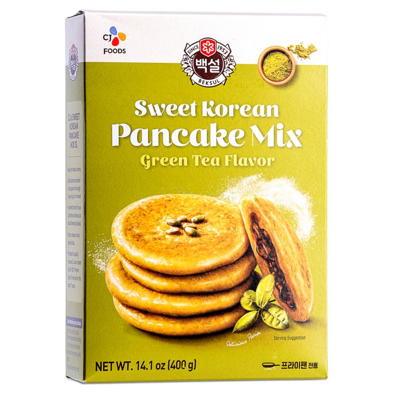 Click Here To Enlarge This Photo Of Beksul Sweet Korean Pancake Hotteok Mix &lpar;Green Tea Flavour&rpar;