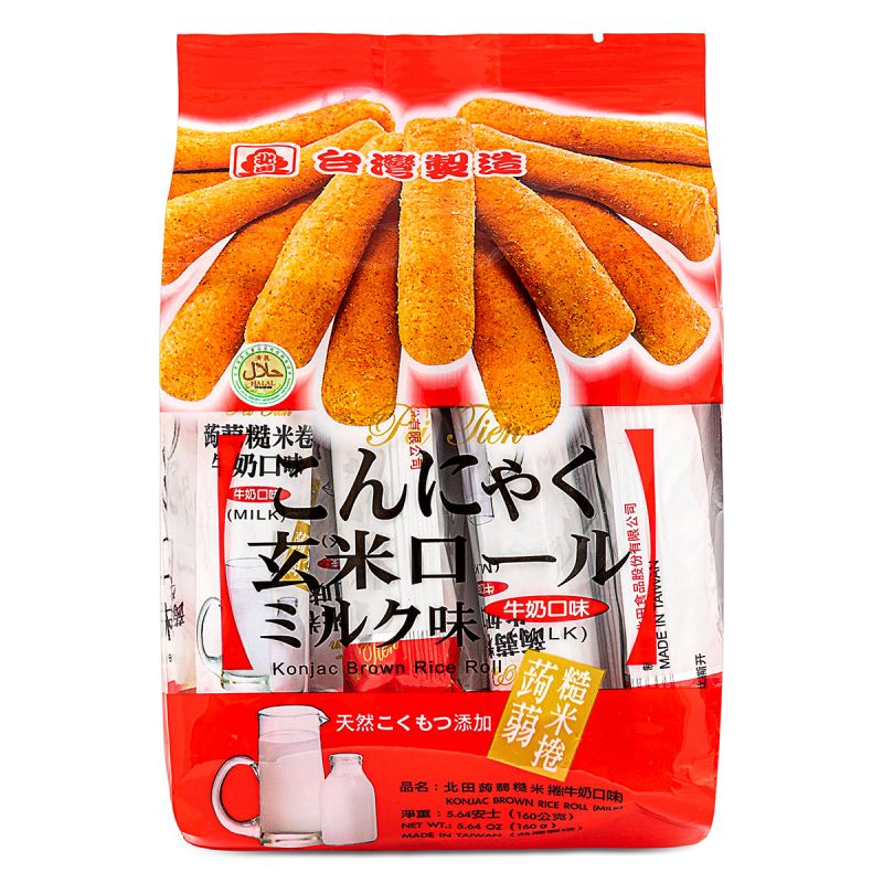 Click Here To Enlarge This Photo Of Pei Tien Konjac Brown Rice Roll &lpar;Milk&rpar; 北田 蒟蒻糙米捲 &lpar;牛奶口味&rpar;