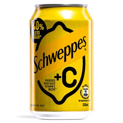 Schweppes &plus;C Lemon Carbonated Drink 玉泉 檸檬梳打