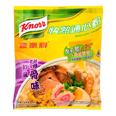 Knorr Quick Serve Macaroni &lpar;Pork Bone Flavour&rpar; 家樂牌 快熟通心粉 &lpar;和風豬骨味&rpar;