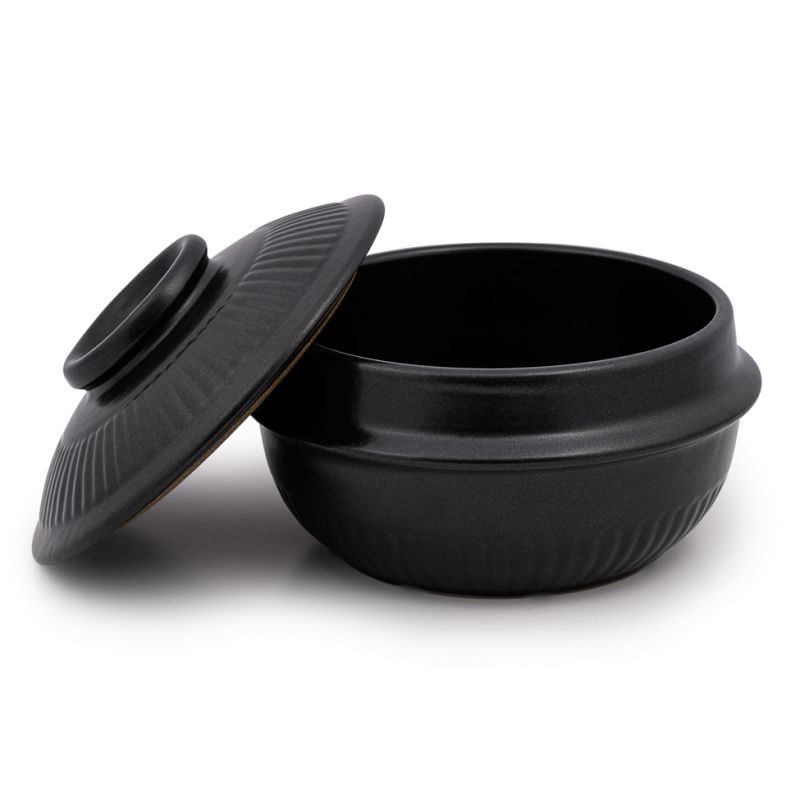 Click Here To Enlarge This Photo Of Korean Clay Pot with Lid &lpar;13cm&rpar;