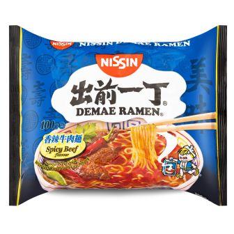 Nissin Spicy Beef Flavour Noodles 出前一丁 香辣牛肉麵