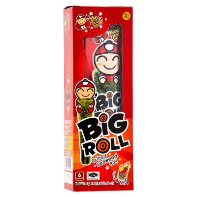 Tao Kae Noi Big Roll Grilled Seaweed Roll &lpar;Spicy Flavour&rpar; 小老闆 大紫菜卷 &lpar;香辣味&rpar;