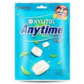 Lotte Xylitol Anytime Milk & Mint Candy 롯데 애니타임 민트갠디