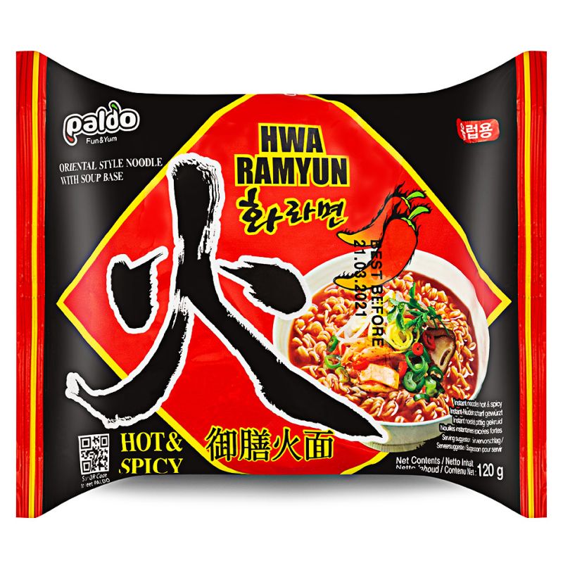 Click Here To Enlarge This Photo Of Paldo Hot & Spicy Hwa Ramyun 御膳 火麵