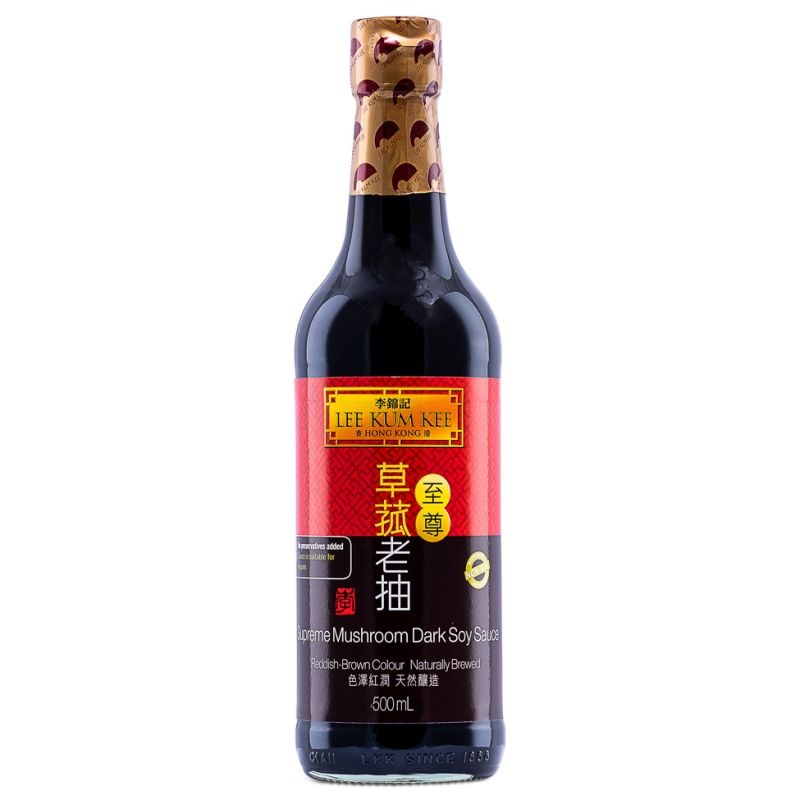 Click Here To Enlarge This Photo Of Lee Kum Kee Supreme Mushroom Dark Soy Sauce 李錦記 至尊草菰老抽