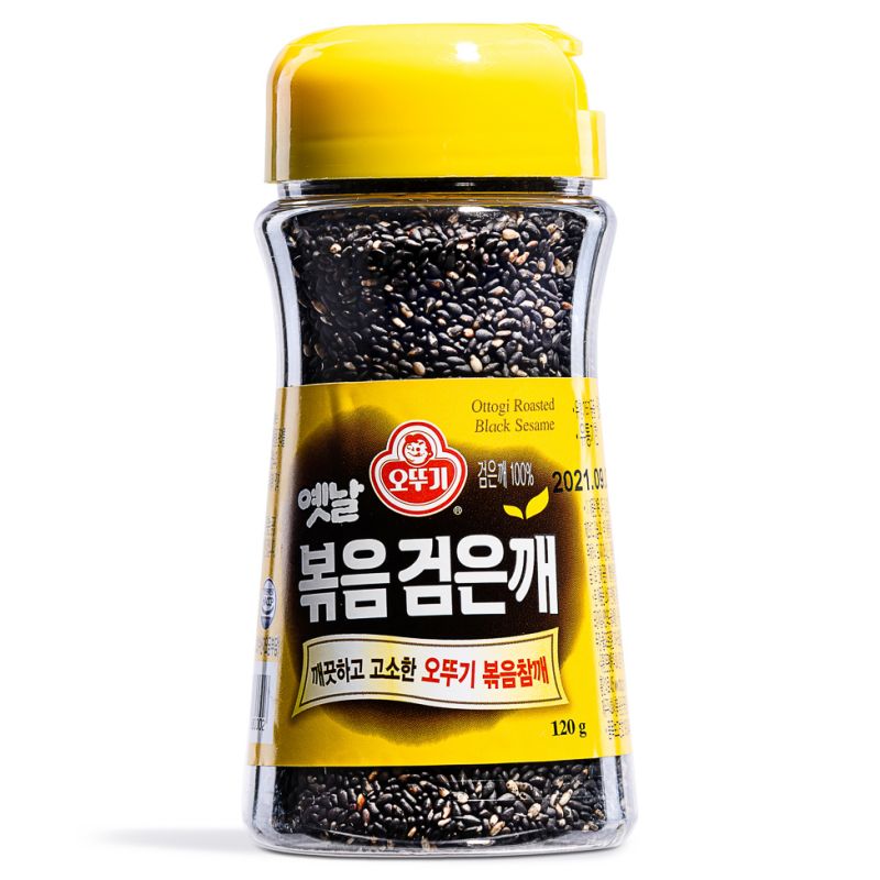 Click Here To Enlarge This Photo Of Ottogi Roasted Black Sesame 옛날 볶음 검은깨