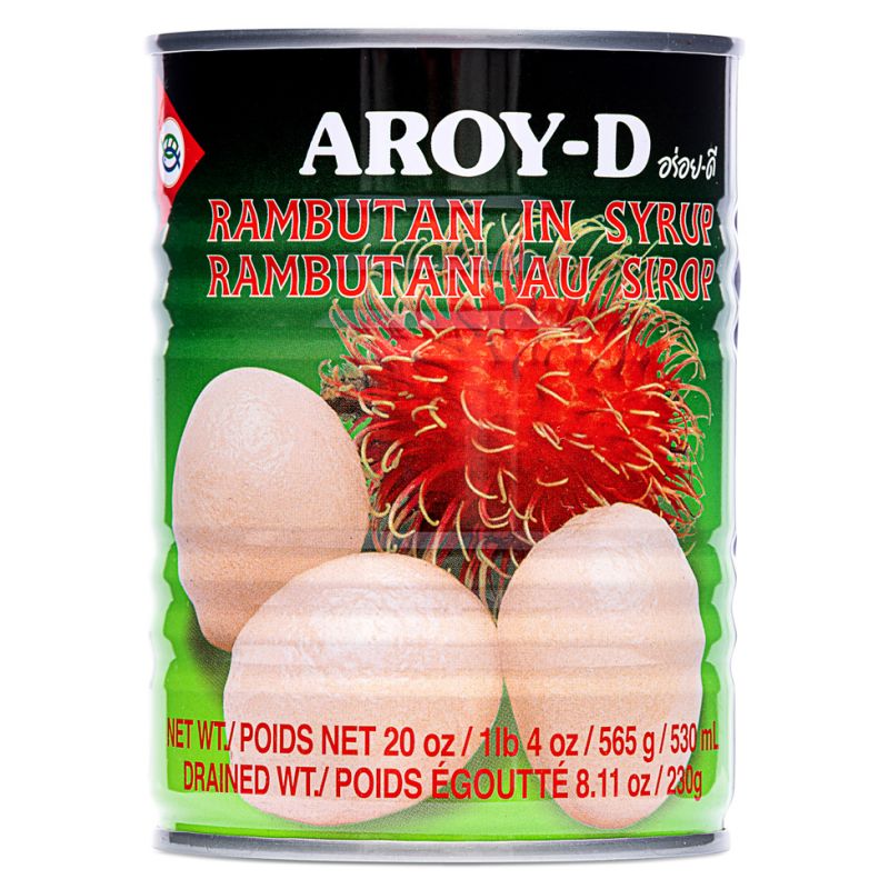 Click Here To Enlarge This Photo Of Aroy-D Rambutan In Syrup 糖水紅毛丹