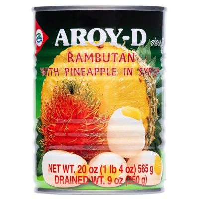 Aroy-D Rambutan With Pineapple In Syrup 糖水龍鳳果