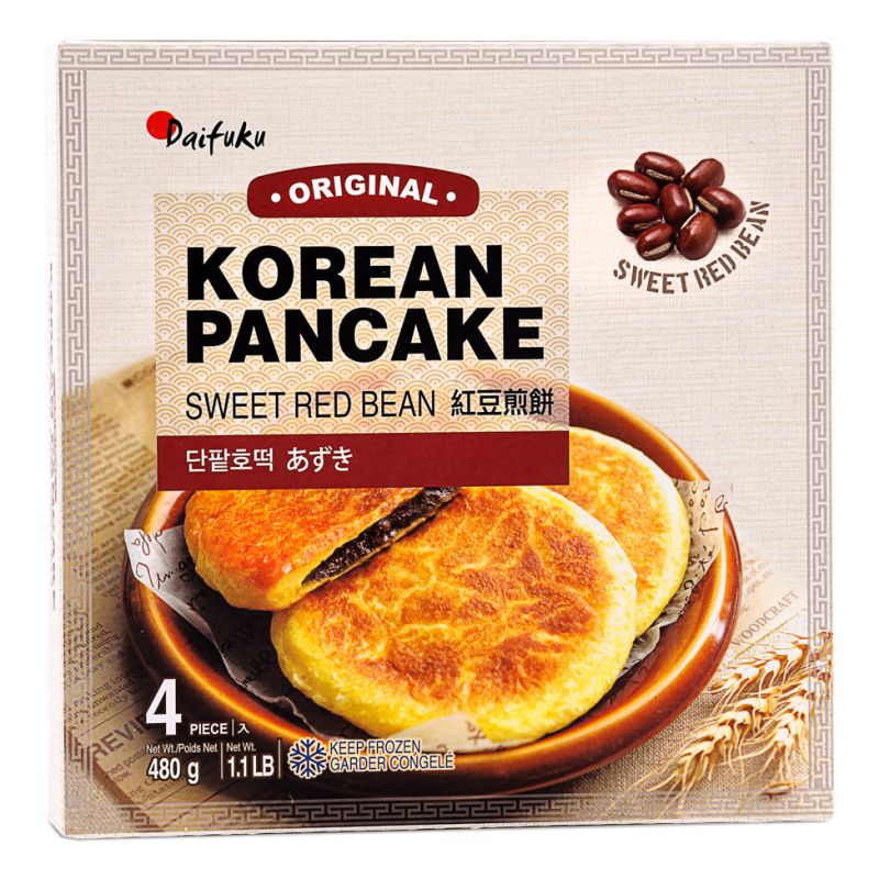Click Here To Enlarge This Photo Of Daifuku Sweet Red Bean Korean Pancake 紅豆煎餅